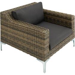 tectake garden furniture Villanova Armchair Mottled Lounge Chair