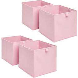 OHS Pack of 4 Plain Folding Cube Storage Box