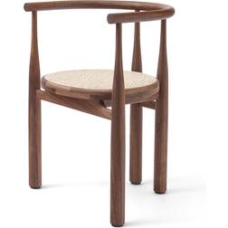 NEW WORKS. Bukowski Walnut Rattan Kitchen Chair