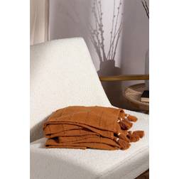 Yard Caliche Woven Textured Tasselled Blankets