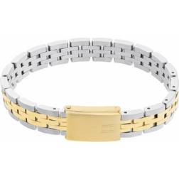 Tommy Hilfiger Two-Tone Gold-Plated Stainless Steel Watch Link Bracelet GOLD One