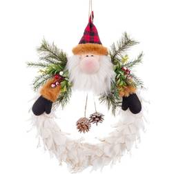 BigBuy Christmas Tomte Multicolour Fjädrar Julpynt