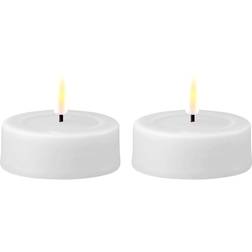 Deluxe Homeart Stora Värmeljus LED-ljus 2st