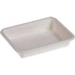 bagasse 1-rums bio lamineret Serveringsbakke