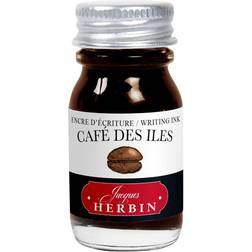 Herbin Fountain Ink 10 ml, blæk til fyldepenne – brun/café des îles