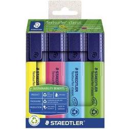 Staedtler Tekstmarker 364 assorteret 4stk 97% RCP 10 stk