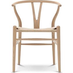 Carl Hansen & Søn CH24 White oiled oak Chaise de Cuisine 76cm