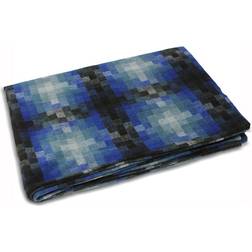 Riva Home Pixel Retro Woven Blankets Blue