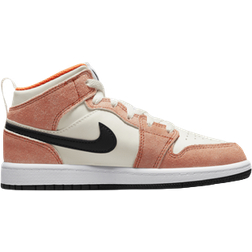 Nike Air Jordan 1 Mid SE PS - Team Orange/Sail/White/Black