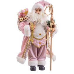 BigBuy Christmas Pink Plastik Polyesterharpisk Juletræspynt