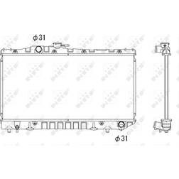 NRF Kühler, Motorkühlung 516712