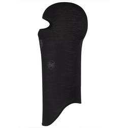 Buff Lightweight Merino Wool Balaclava - Solid Black