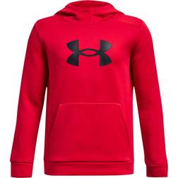 Under Armour Kid's Fleece Big Logo Hoodie - Red/Black