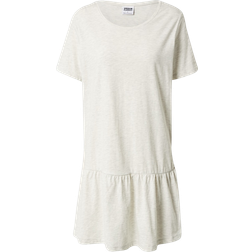 Urban Classics Women's Valance Tee Dress - Light Grey