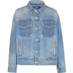 Balmain logo denim jacket