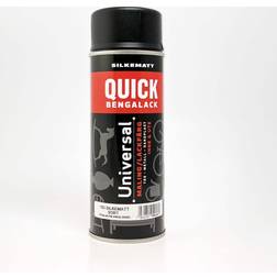 Quick Bengalack Silkemat Spraymaling Hvid Sort