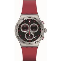 Swatch CRIMSON CARBONIC RED YVS524 Quarz-Uhrwerk Chronograph