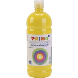 Primo Skole temperamaling mat, gul, mat, 1000 ml