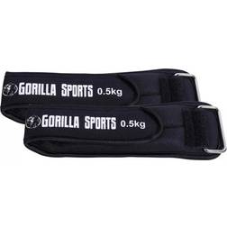 Gorilla Sports Handledsvikt Fotledsvikt Ankelvikt 0,5-2kg