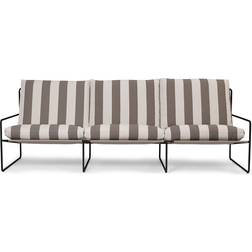 ferm LIVING Desert 3-seater Black/Chocolate Sofa