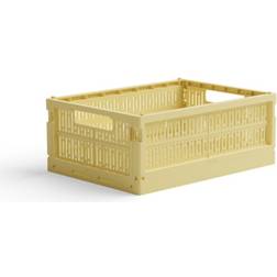 Made Crate Crate Foldekasse Midi - Lemon Cream Opbevaringsboks