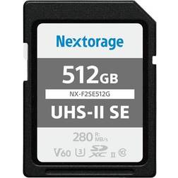 Nextorage NX-F2SE Series SDXC UHS-II V60 Memory Card 512GB