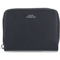 A.P.C. Black Emmanuel Wallet - LZZ BLACK UNI