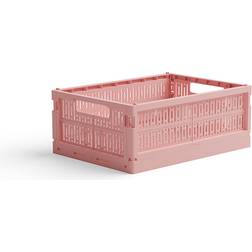 Made Crate Crate Foldekasse Midi Candyfloss Pink Crate Foldekasse Opbevaringsboks