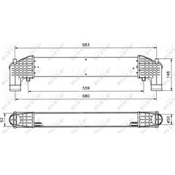 NRF Intercooler, charger 30108A