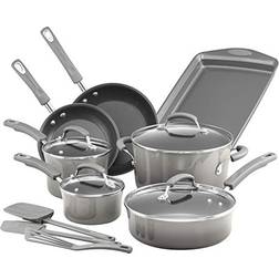 Rachael Ray Classic Brights Nonstick 14-Piece Cookware Set