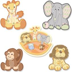 Big Dot of Happiness Noah's Ark DIY Shaped Baby Shower Birthday Party Cut-Outs 24 Count