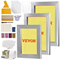 VEVOR Serigrafisæt Aluminium Silketryksrammer 6x10 8x12 10x14 Tommer