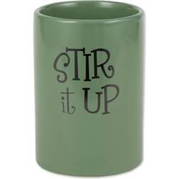 DII Ivy Bronx Stir It Up Crock Green/Blue Utensil Holder