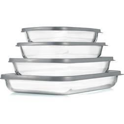 NutriChef 4 Borosilicate Oven Dish