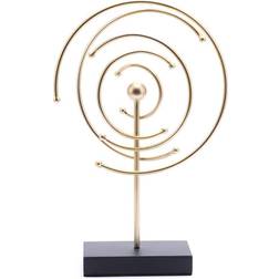 LuxenHome Abstract Celestial Orbit Gold Figurine