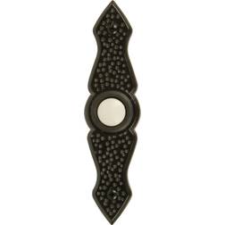 Craftmade Hammered Black Recessed Lighted Colonial Doorbell