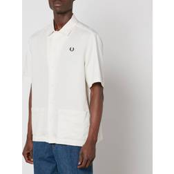 Fred Perry Cotton and Linen-Blend Piqué Shirt