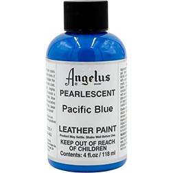 Angelus Angelus Pearlescent Leather Paint, Pacific Blue, 4oz