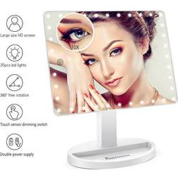 Large lighted vanity makeup mirror x-large model, funtouch light up mirror with