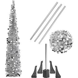 Tinsel Holiday Decoration, Skinny Pencil