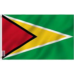 ANLEY Fly Breeze 3x5 Foot Guyana Flag The Golden