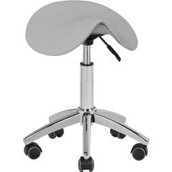 ActiveShop Kosmetisk Skammel AM-302 Grå Sadelstol