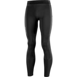 Salomon Men's Cross Run Tight, XL, Deep Black