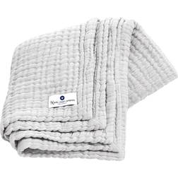 Nordic Coast Company 4 in 1 Baby Musselindecke Grau