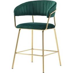 Best Master Furniture Bellai Gold Plated Bar Stool