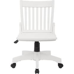 OSP Designs Furnishings Deluxe Armless Wood Bankers Office Chair