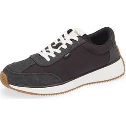 Toms Wyndon Slubby Vävd Tvättad Duk Sneaker - Svart
