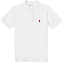 Ami Paris Men's Heart Polo White