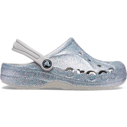 Crocs Kid's Baya Glitter Clog - Silver