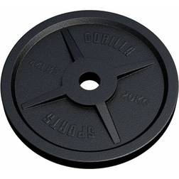 Gorilla Sports Hantelscheibe Olympia 50/51 mm Gusseisen 20 kg